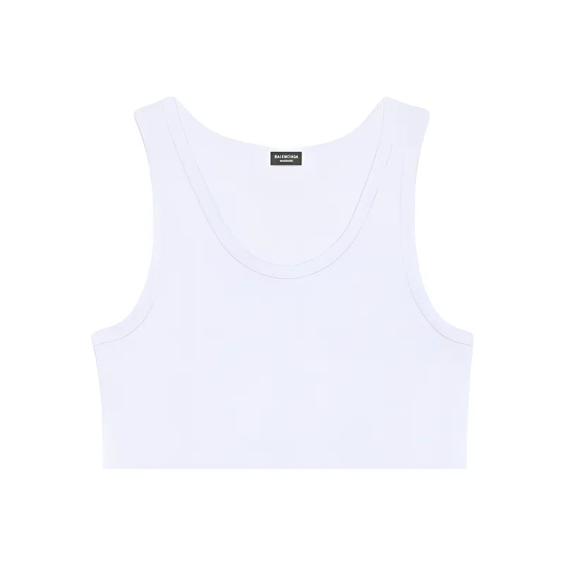 Balenciaga Tank Tops Men's White-2