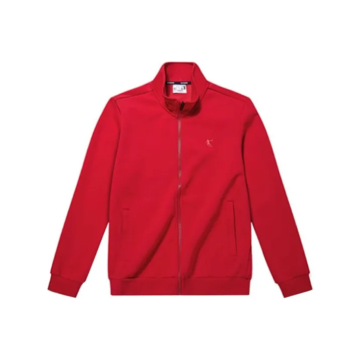 QIAODAN Jackets Men Tomato Red-0