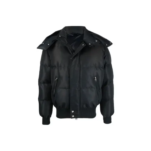Alexander McQueen 92 Logo Polo Zipped Hooded Puffer Jacket