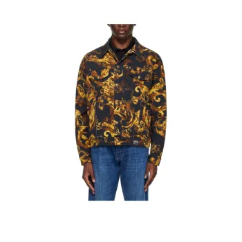 VERSACE JEANS COUTURE Jackets & Coats Men's Black