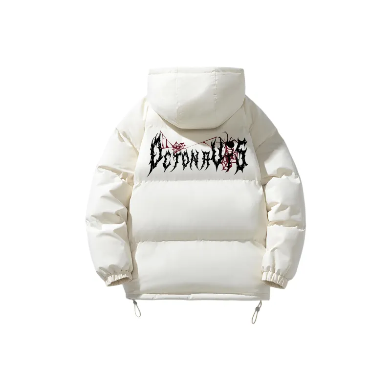Small Columns Under The Sea Puffer Jacket Unisex-5