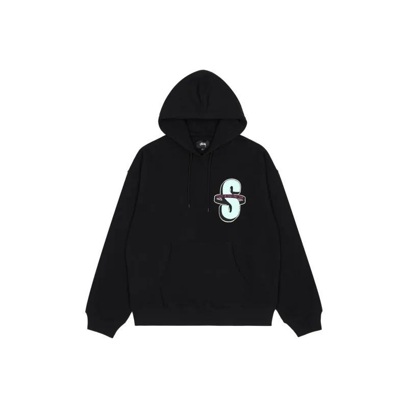 Stussy S Applique Fleece Hoodie-0