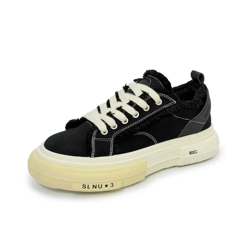 ENRICO COVERI Anti Slip Wear Resistant Low Top Canvas Shoes Men's-5