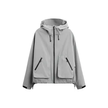 ZARA Jackets & Coats Men's Cement