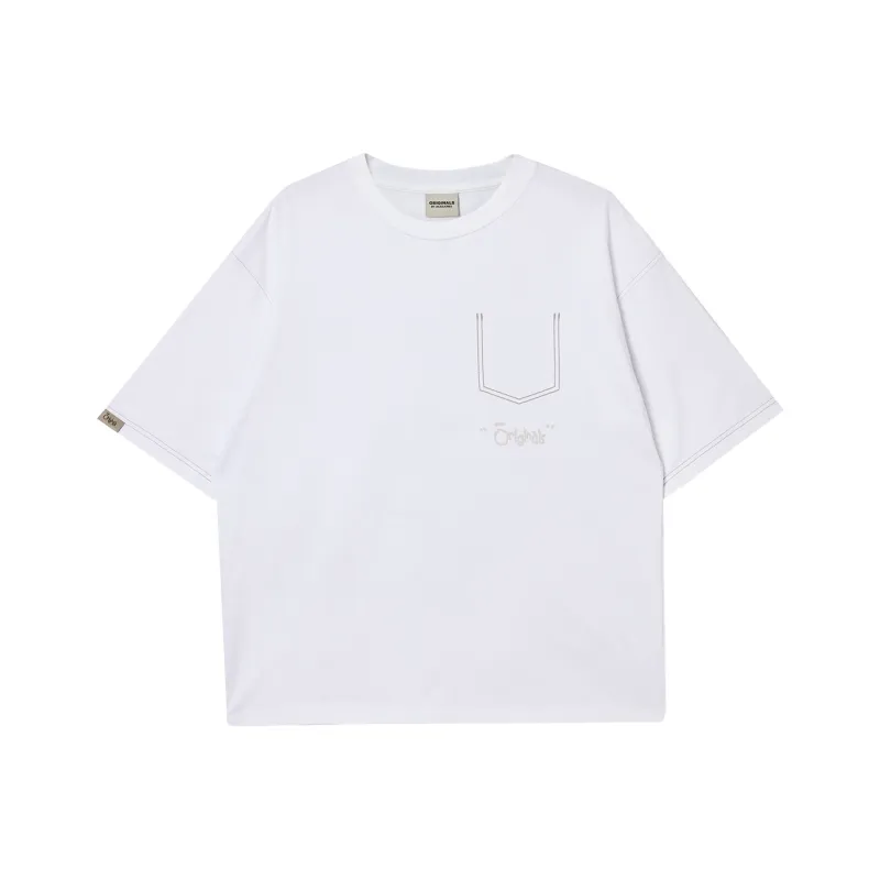 JACK JONES· T Shirt Men's A06 Raw White-0