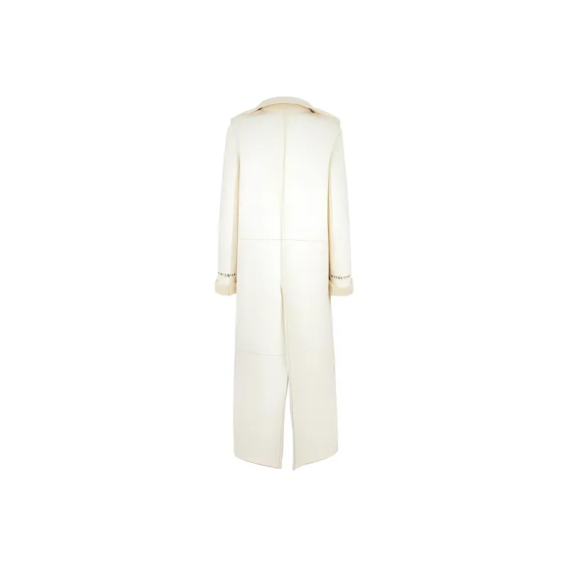 FENDI Mantel Long Sleeved Midi Coat-1