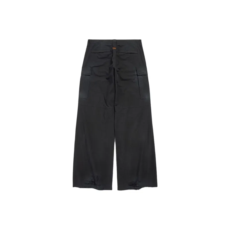 Balenciaga Cargo Pants Loose Fit Women's Black-1