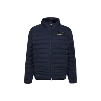 EMPORIO ARMANI EA7 Down Jacket Men's Navy Blue