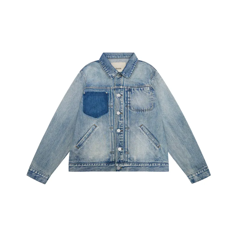 CHINISM Denim Jacket Unisex Blue-0