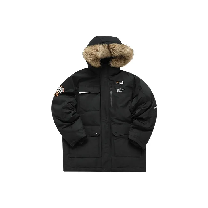 FILA FUSION Down Jackets Men Pitch Black-0