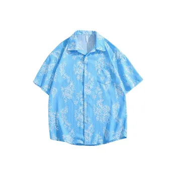 DABAISHA Shirt Men's Capri Blue