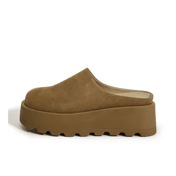 ΛOLUNKΛ Abrasion Resistant Slip Resistant Closed Toe Slippers Women's
