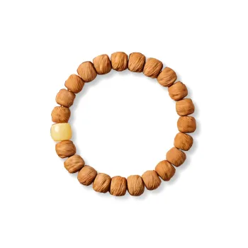 MY Monkey Head Walnut Bracelets Unisex