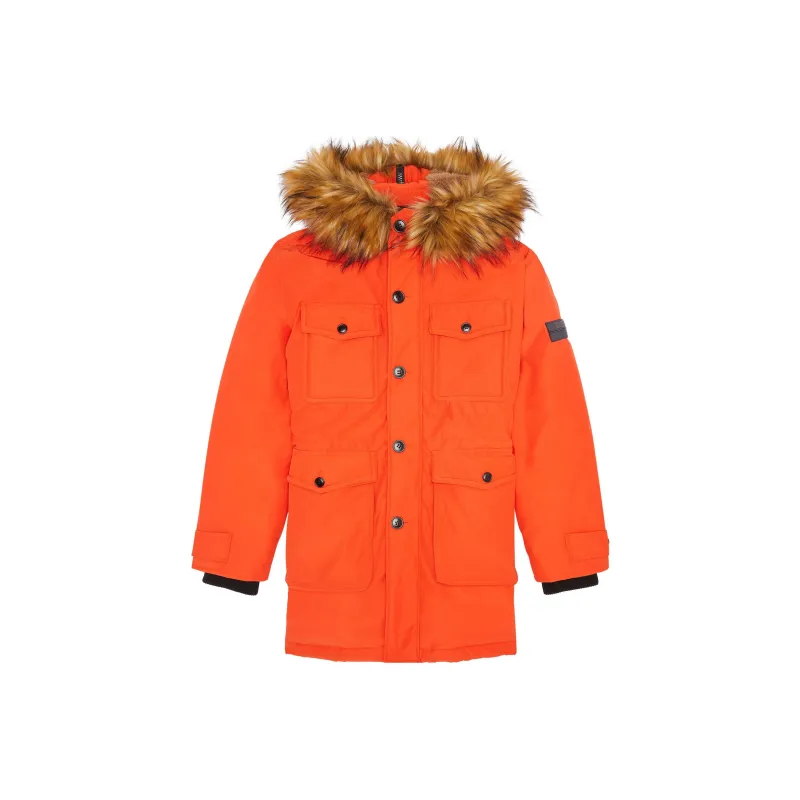 DIESEL Puffer Jacket Men's Orange-0