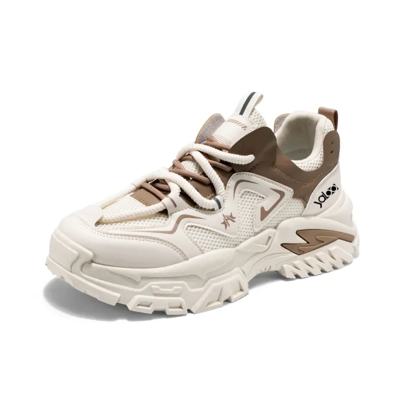 Yalu Preferred Slip Resistant, Abrasion Resistant, Breathable, Lightweight Low Top Chunky Sneakers Men's-1