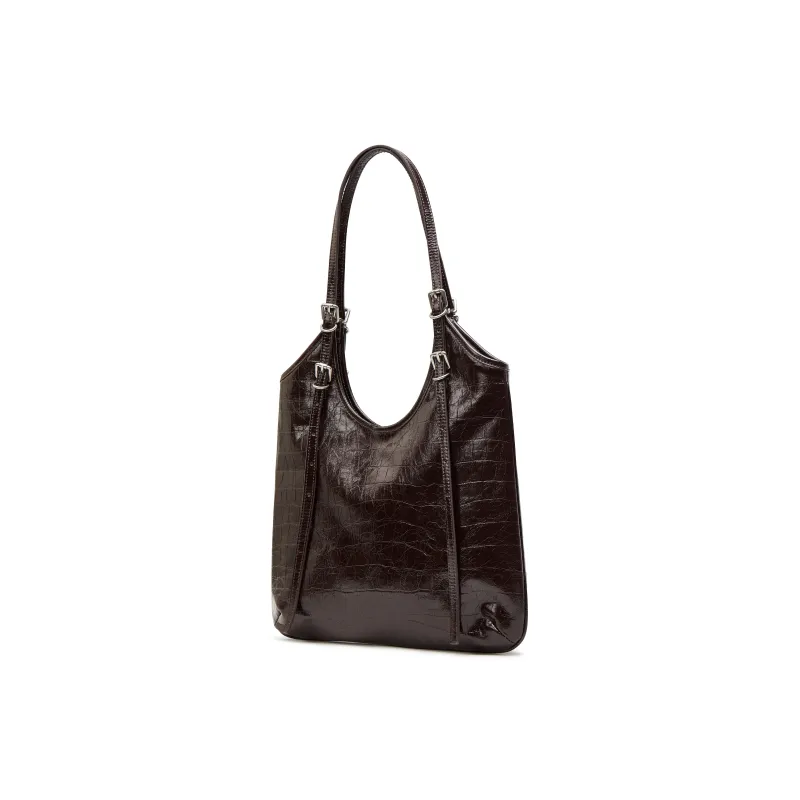 Staccato Cow Leather Tote Handbag Tubas Women's Multicolor-1