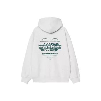 Carhartt WIP FW24 Hooded Runaway Sweat Jacket Jacket Unisex Gray