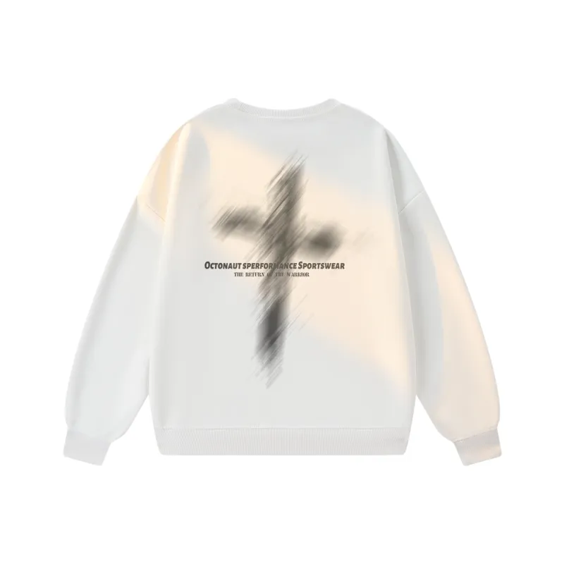 Small Columns Under The Sea Sweatshirt Unisex-2