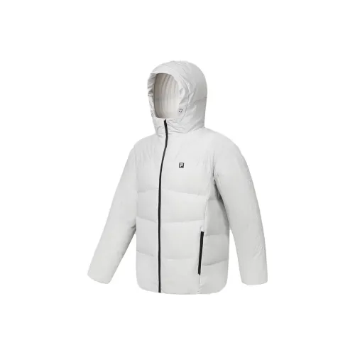 FILA FW23 Down Jacket Men's Aqua Gray