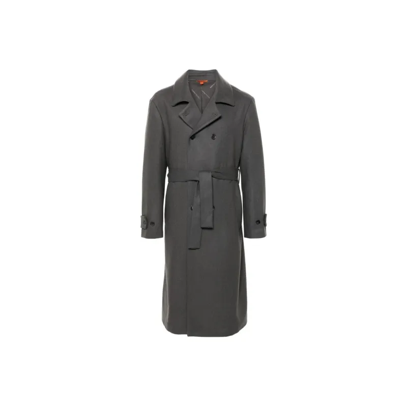 Barena Long Sleeved Belted Coat-0