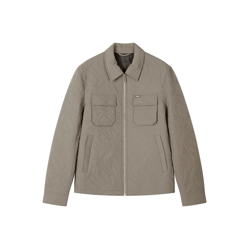 DAVID NAMAN Puffer Jackets Men Khaki-0