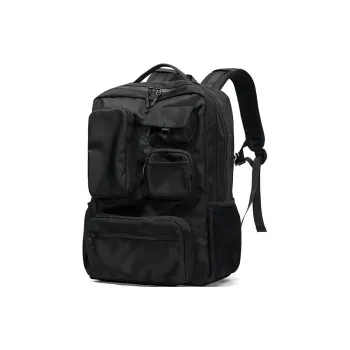 VIHUS Nylon Backpack Large Size Men's Black