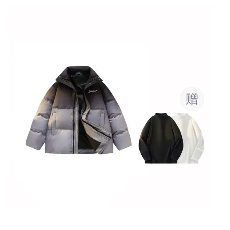 YAYA Down Jacket Unisex Pink White-27