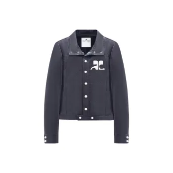 COURREGES FW24 REEDITION VINYL JACKET Jackets Coats Men's Denim/Denim