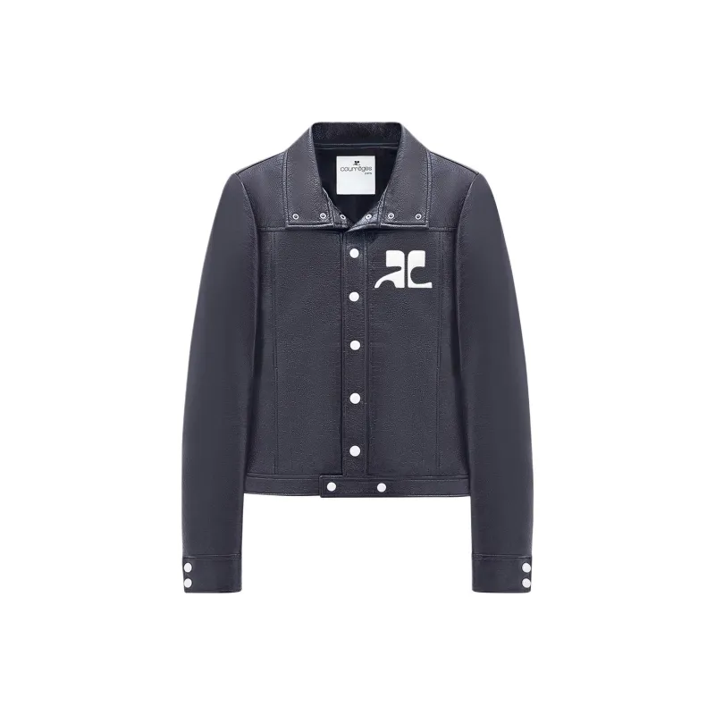 COURREGES FW24 REEDITION VINYL JACKET Jackets Coats Men's Denim/Denim-0