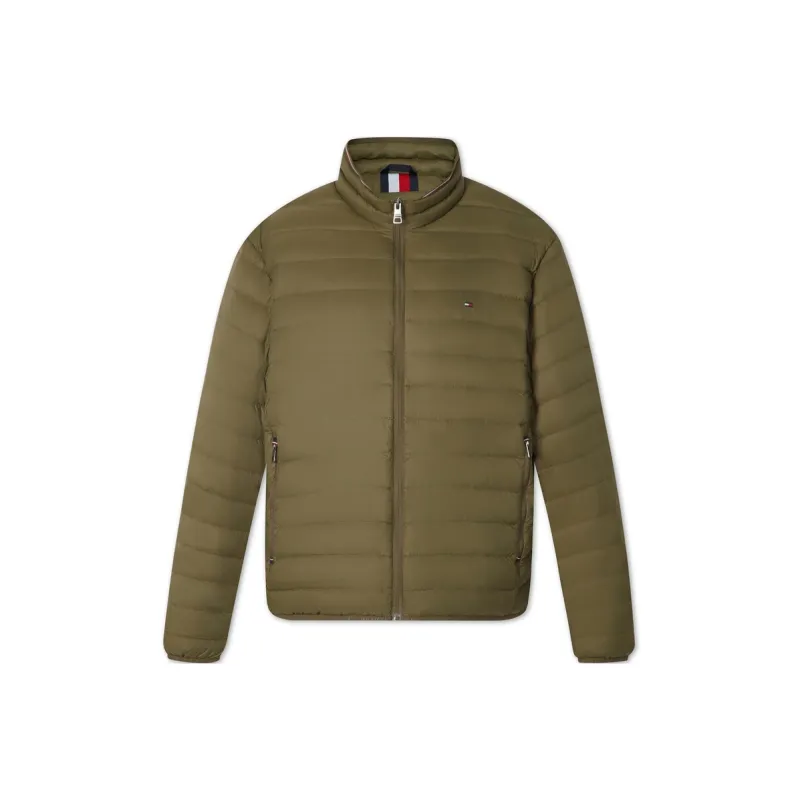 Tommy Hilfiger Logo patch Zipped Puffer Jacket-10
