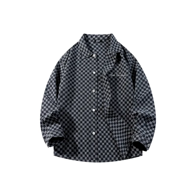 A.X.S.K Denim Jacket Unisex Black-7