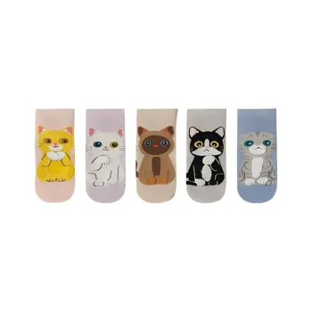 Temooues Ankle Socks Women's 5 Pack