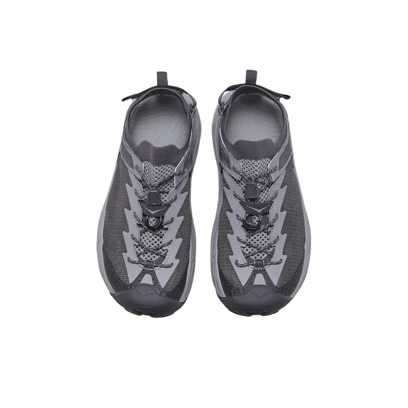 HOKA ONE ONE HOPARA 2 Slip Resistant River Trekking Shoes Men's Gray-3