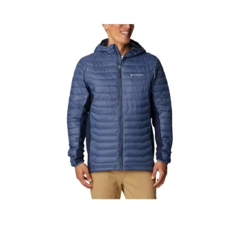 Columbia Powder Pass™ Hybrid Down Jacket Jackets Coats Men's Preppy Marine Blue