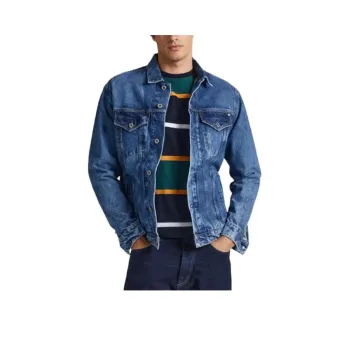 Pepe Jeans Denim Jacket Men's Blue