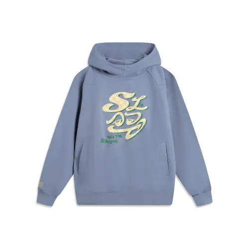 LiNing Basketball Collection Rebel Collection Sweatshirt Men's Turbulent Blue