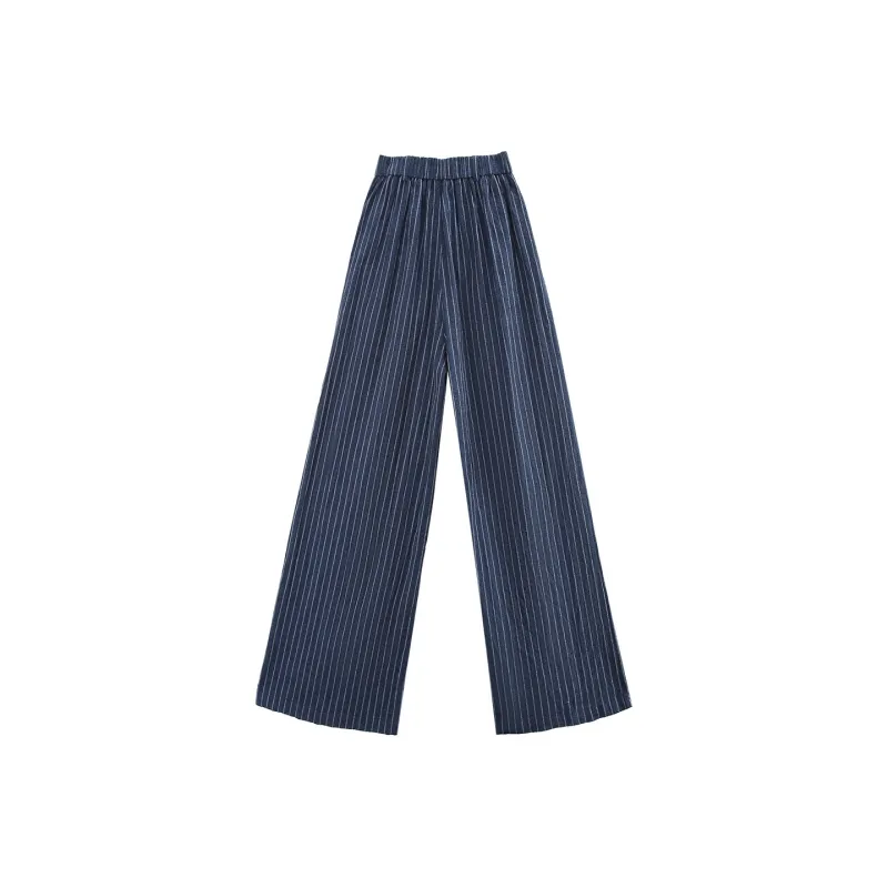 A Paradise For Awakening Casual Pants Women's Blue-1
