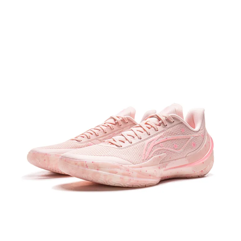 LiNing Blade 5 V2 Cushioning, Slip Resistant, And Breathable Low Top Basketball Shoes Men's Pink-2