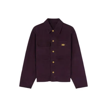 VERSACE JEANS Overdyed Carpenter Denim Jacket