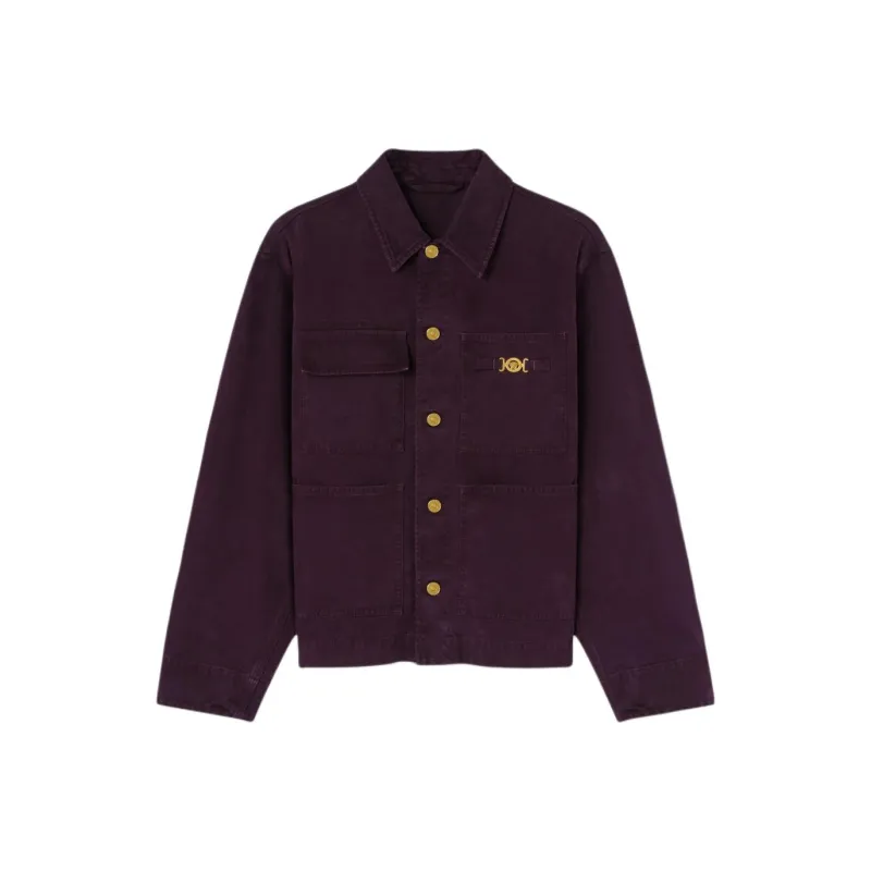 VERSACE JEANS Overdyed Carpenter Denim Jacket-0