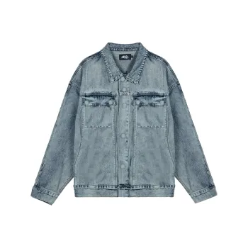 Makemore Denim Jacket Unisex Light Blue