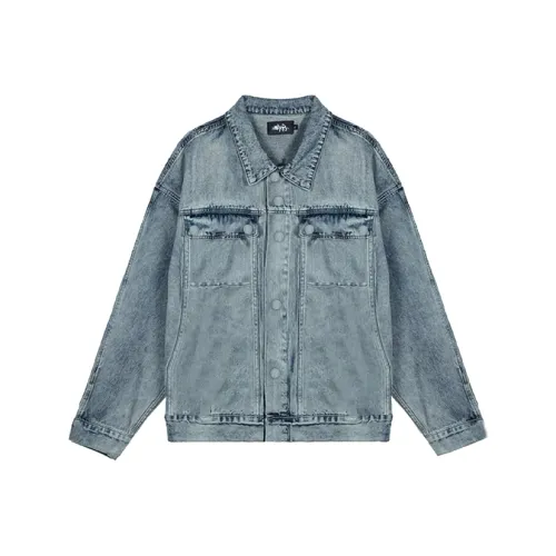 Makemore Denim Jacket Unisex Light Blue