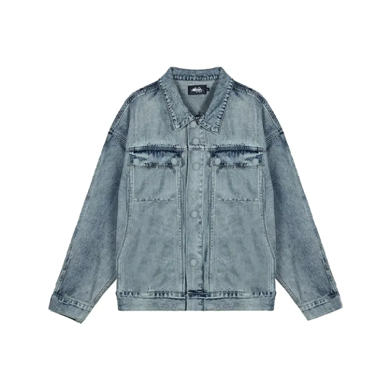 Makemore Denim Jacket Unisex Light Blue-0