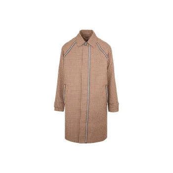 BERLUTI Check Printed Coat