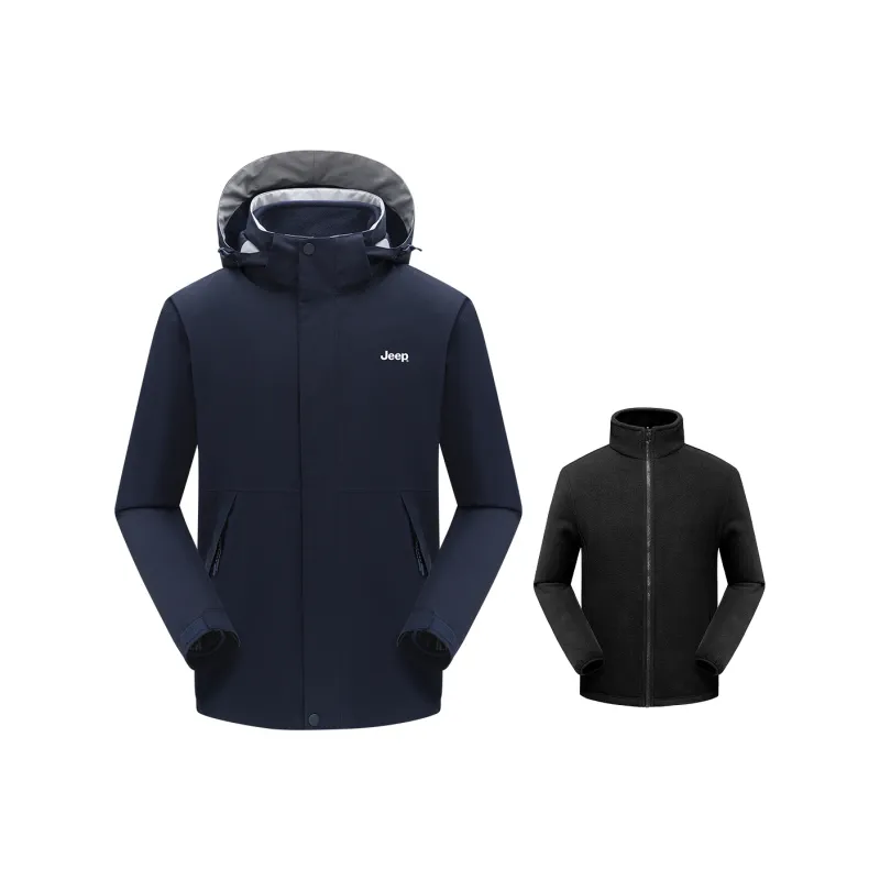 Jeep Windbreaker Jacket Trench Coat Unisex-7