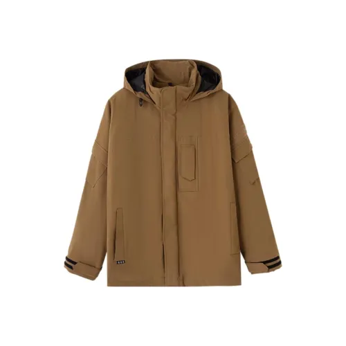 VOLCOM Jackets Coats Men's Khaki