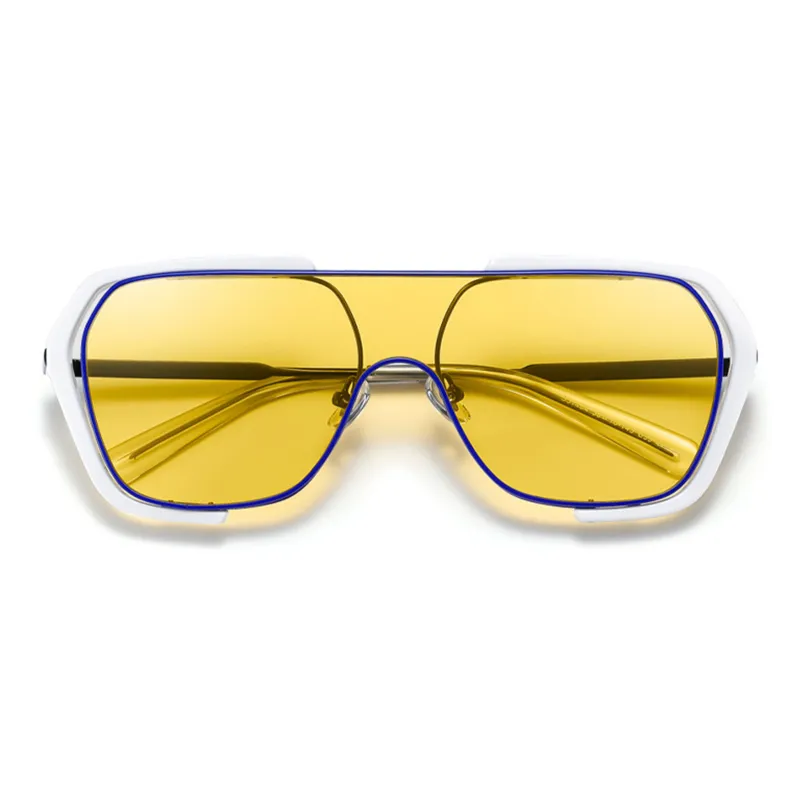 Wood Premium Alloy TR/Memory Plastic Square Sunglasses Women's-5