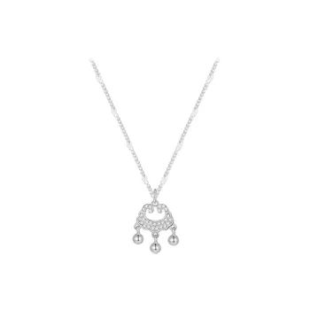 TAOHUAZHAOZHAO Silver Plated Copper Necklaces Women's