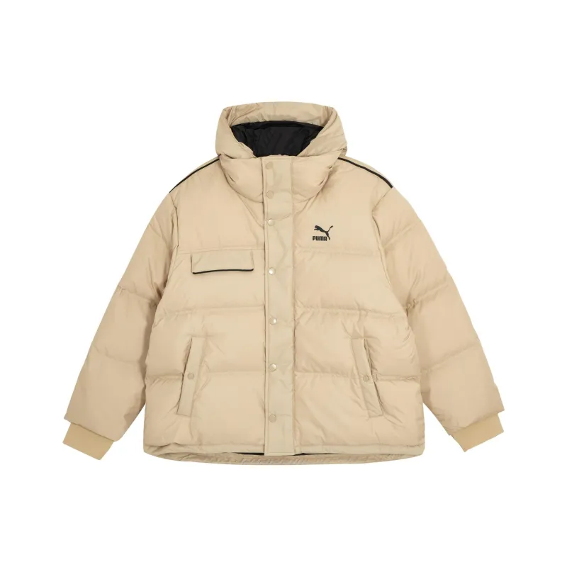 PUMA Down Jackets Men Khaki-0