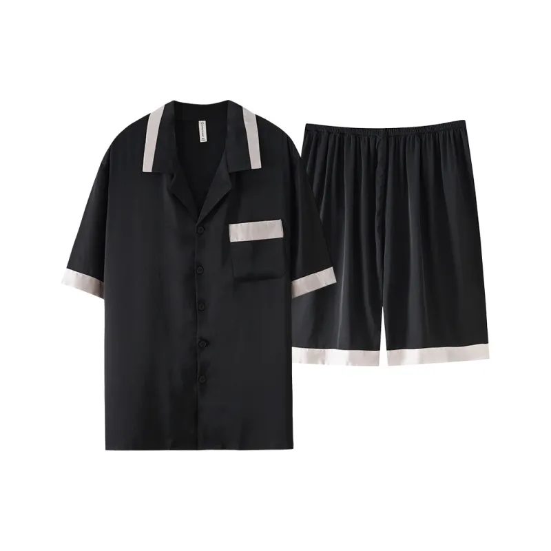 WANANNI Pajama Set Unisex Black-0